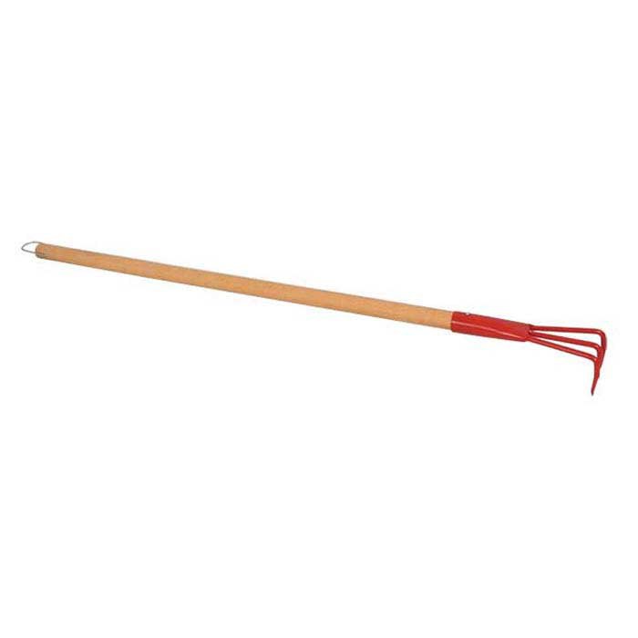 Seanox 641830 3 ST Claw Грабли с деревянной ручкой Brown / Red