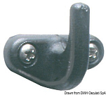 Крючок из полиамида для кипов спинакер-шкота и иных применений, Osculati 58.061.00